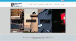 Desktop Screenshot of mattapoisettpolice.com